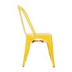 Picture of Bolero Bistro Steel Side Chairs Yellow (Pack of 4) - DK292