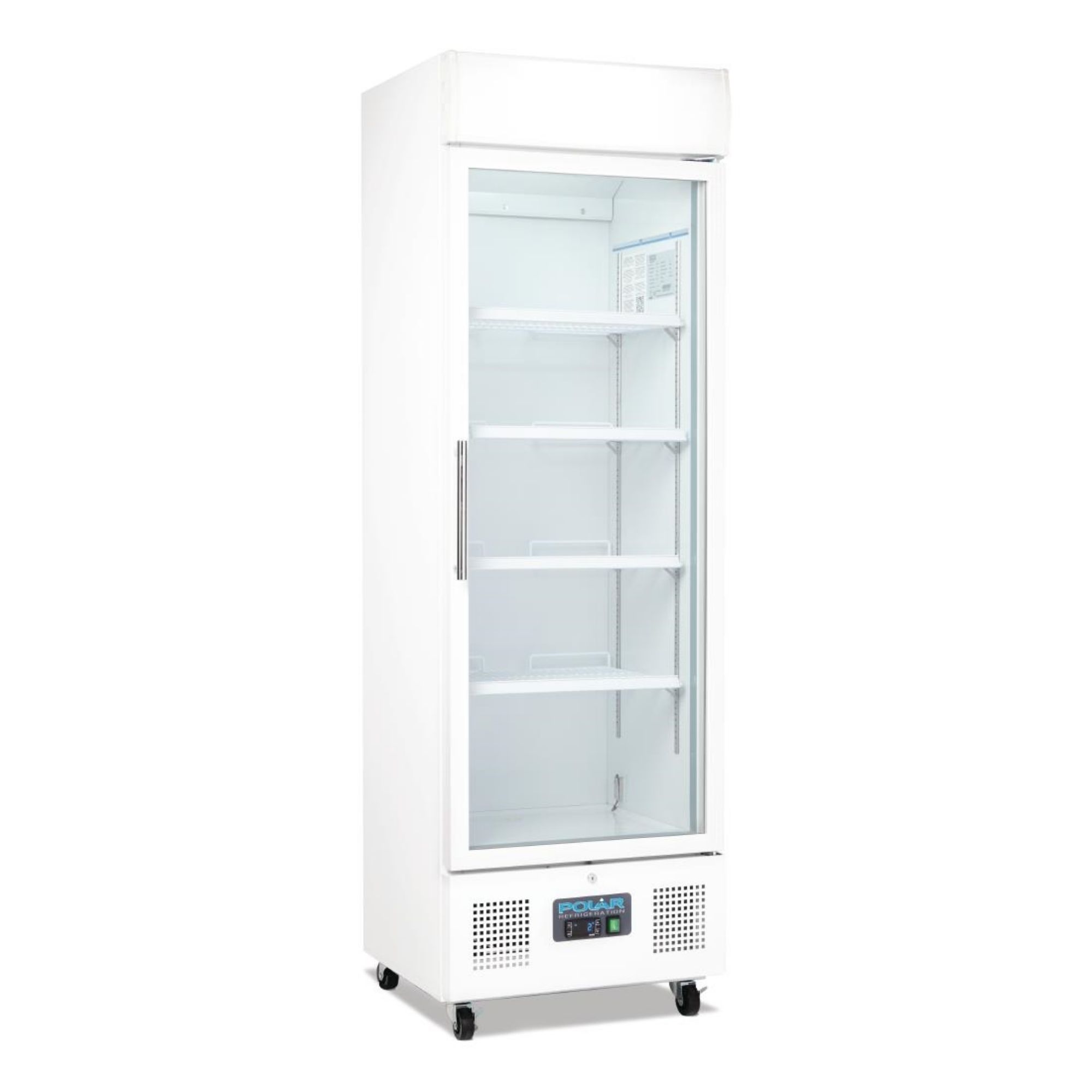 Picture of Polar G-Series Upright Display Fridge 368Ltr White - DM076