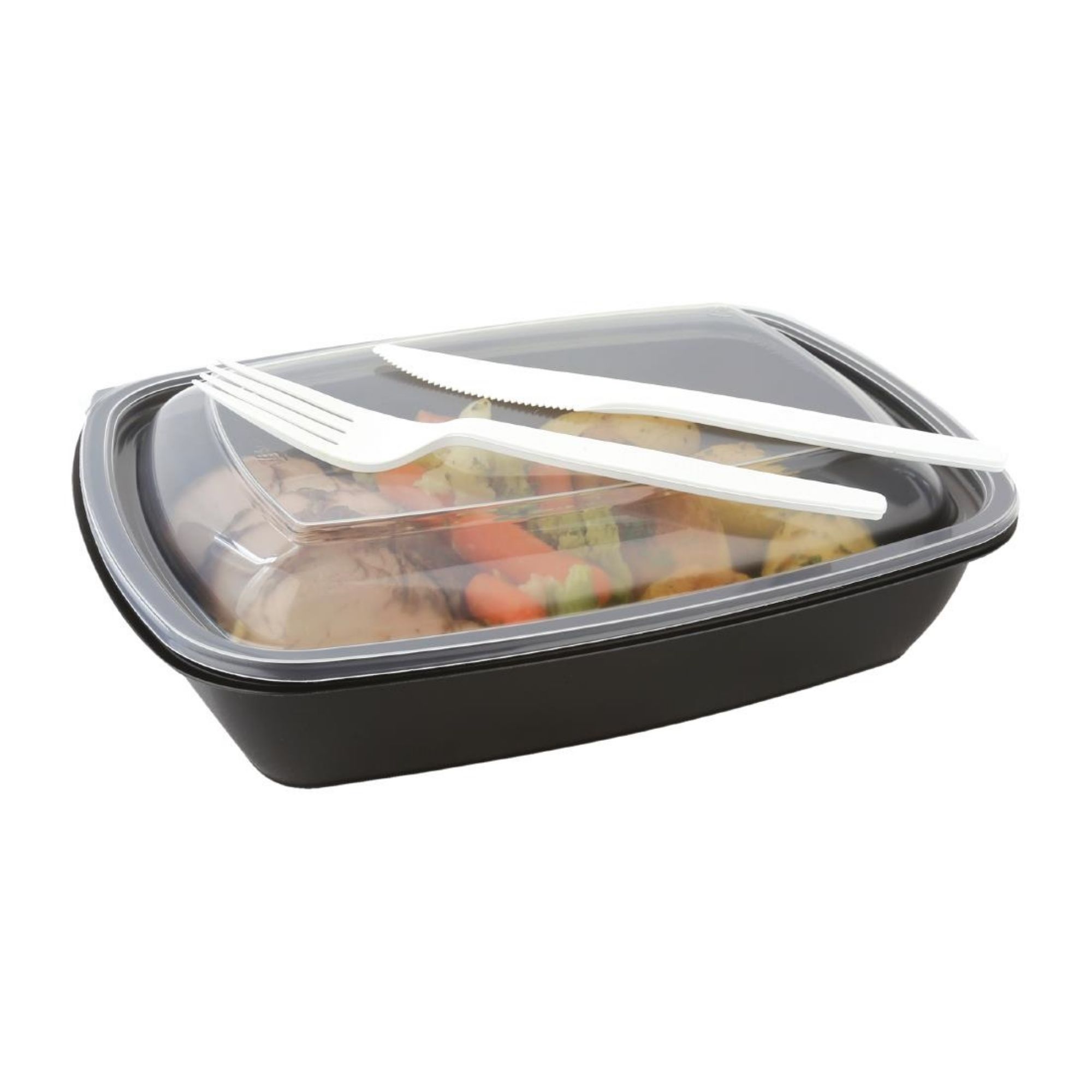 Picture of Fastpac Medium Rectangular Food Containers 900ml / 32oz (Pack of 300)