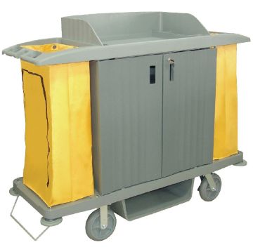 Picture of Jantex Housekeeping Trolley With Doors
