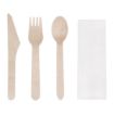 Picture of Fiesta Compostable Wooden Cutlery Meal Pack (Pack of 250) - DF422