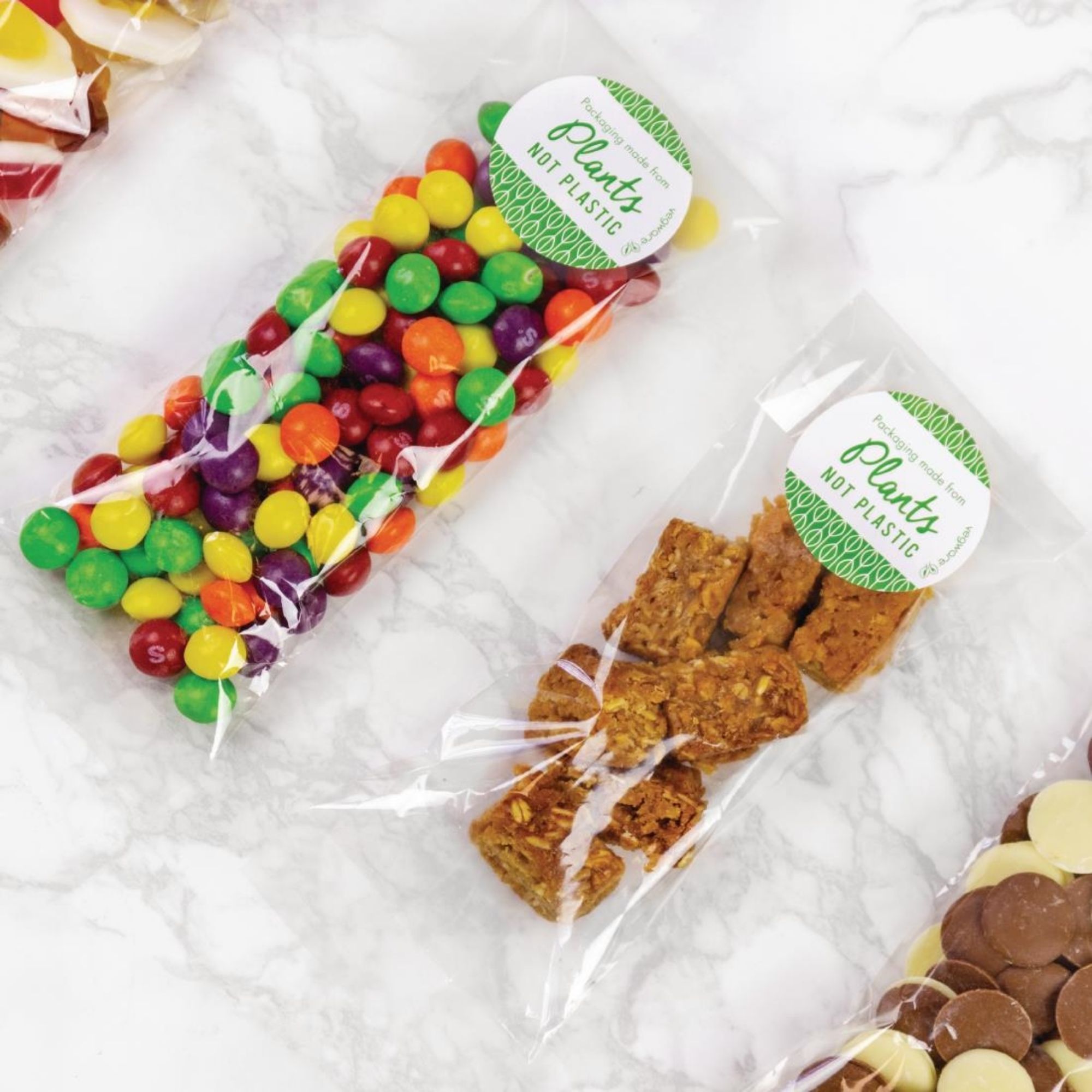 Picture of Vegware Compostable NatureFlex Bags Clear 70 x 210mm (Pack of 1000)