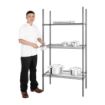 Picture of Nisbets Essentials 3 Tier Coated Shelving Unit 1820 x 915 x 457mm - DC819