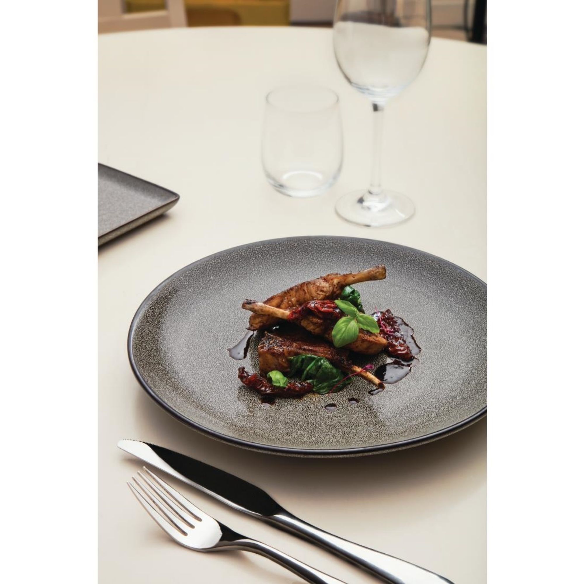 Picture of Olympia Mineral Coupe Plates 230mm (6 pack)