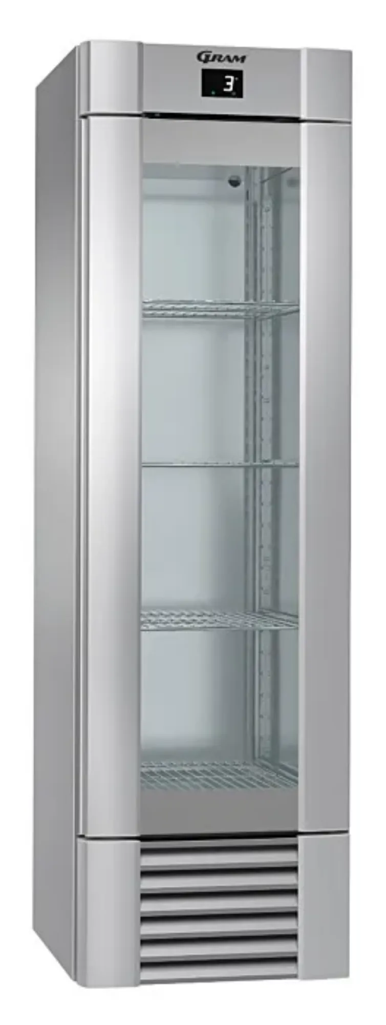 Picture of Gram ECO MIDI KG 60 CCG 4S K Stainless Steel Display Refrigerator 407 Litres - 962620011
