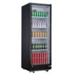 Picture of Nisbets Essentials Upright Display Cooler Black - 346Ltr - DG280
