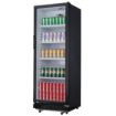 Picture of Nisbets Essentials Upright Display Cooler Black - 346Ltr - DG280