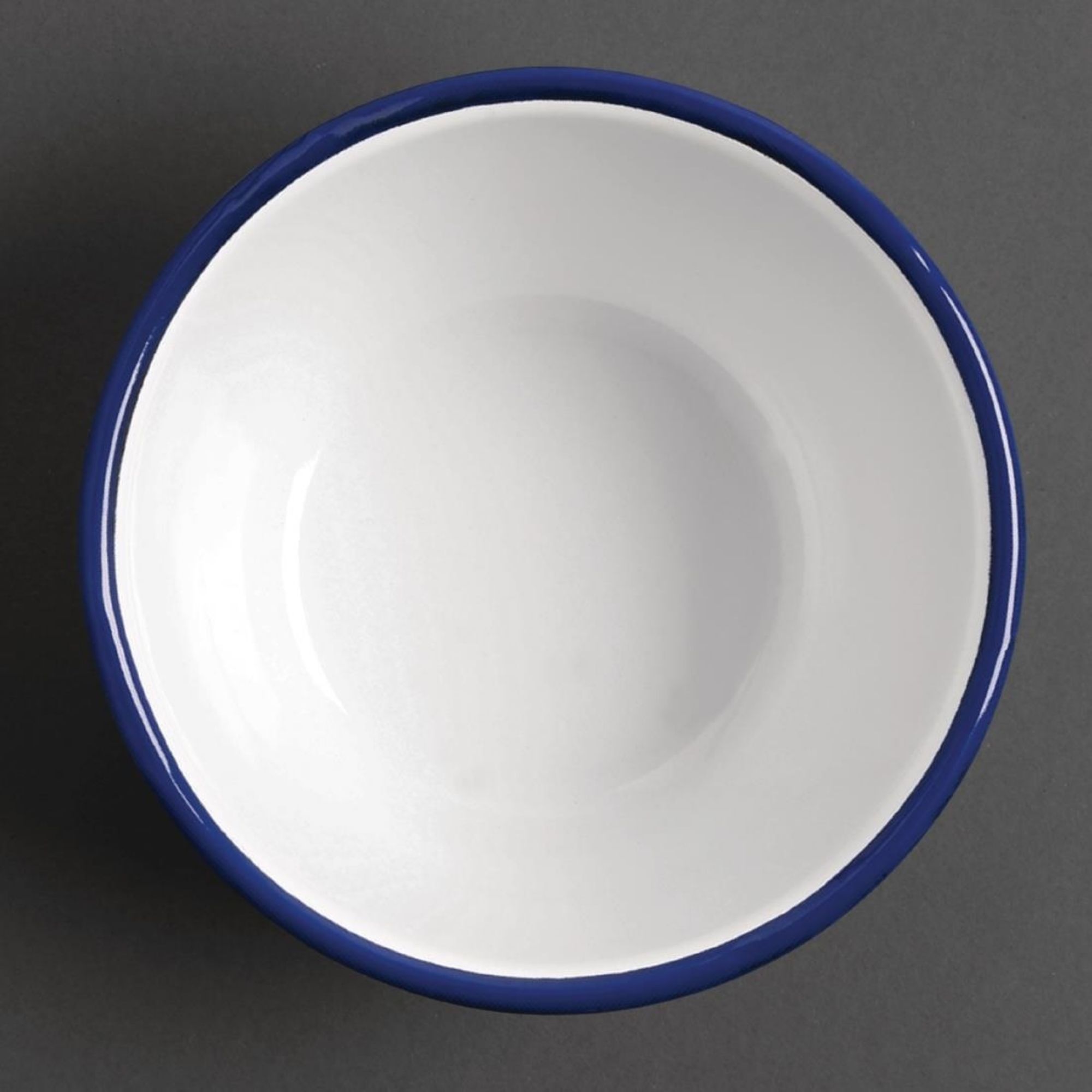 Picture of Olympia Enamel Pudding Bowls 155mm (Pack of 6)