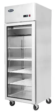 Picture of Atosa YCF9407GR Slimline Glass Door Upright Freezer 410ltrs