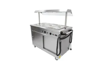Picture of Parry MSB12G - Mobile Bain Marie Servery With Gantry