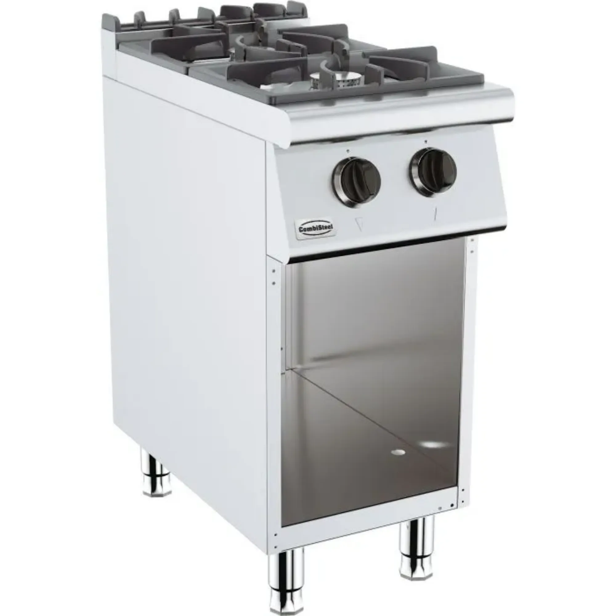 Picture of CombiSteel Base 700 Gas RANGE Boiling Hobs 2 Burner With Mobile Stand - 7178.0400