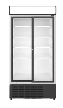 Picture of Sterling Pro Green SPD20SL Sliding Double Door Upright Display Chiller 832 Litres