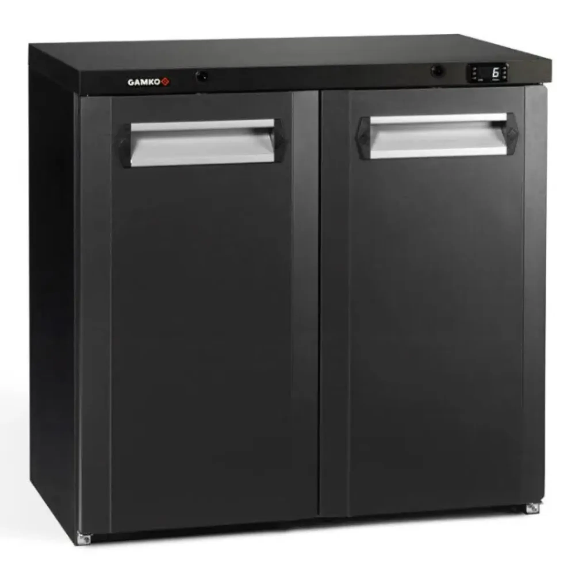 Picture of Gamko Maxiglass MG3/250 Hinged Double Door Undercounter Bottle Cooler 250 Litres - MG3-250