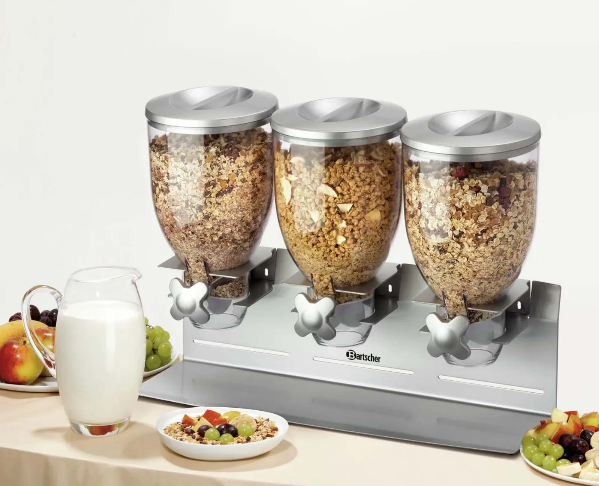 Picture of Bartscher 3-piece cereal dispenser
