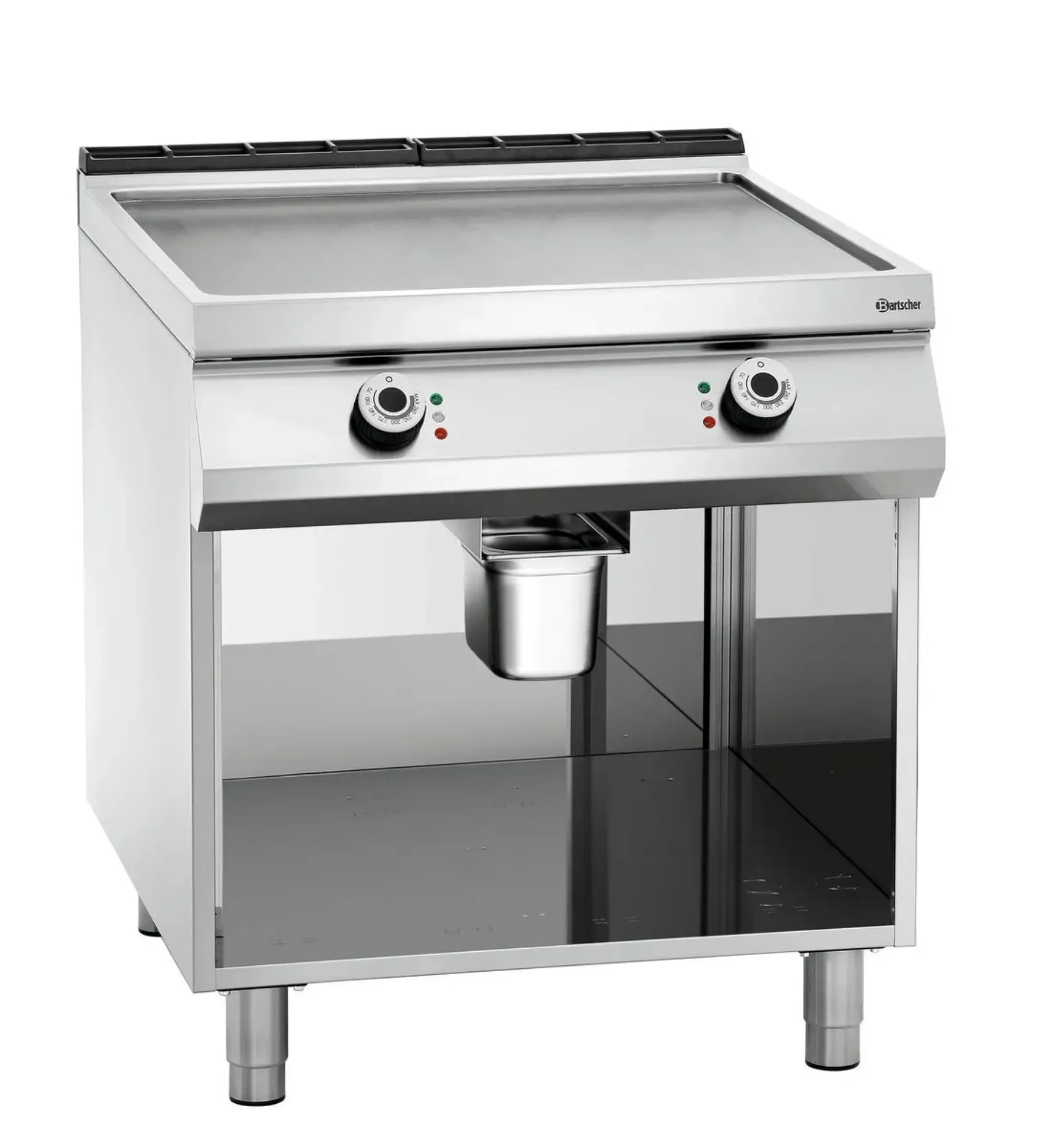 Picture of Bartscher Electric griddle plate, smooth, OBU Freestanding - 296510