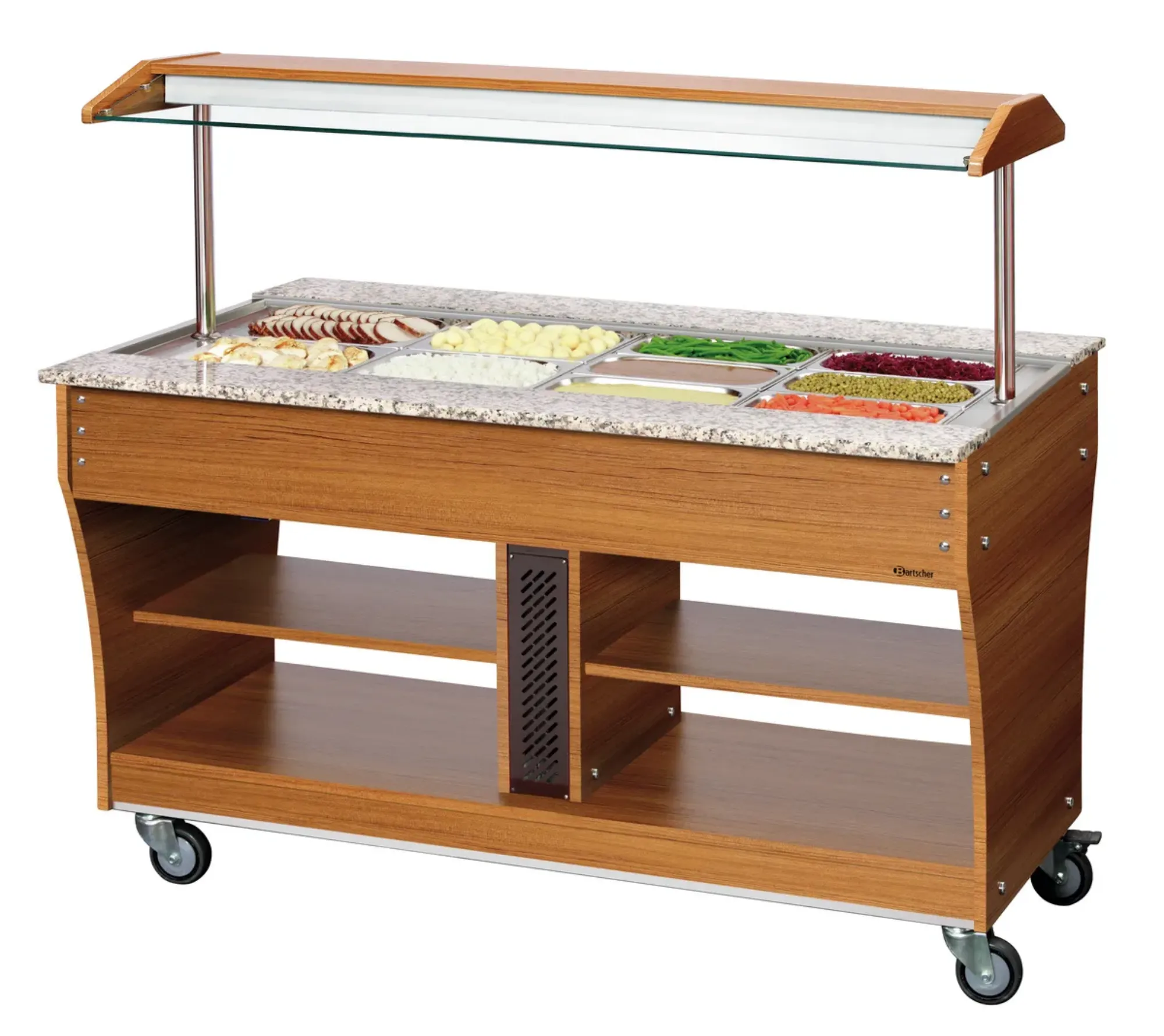 Picture of Bartscher Buffet trolley, hot, 4x 1/1GN