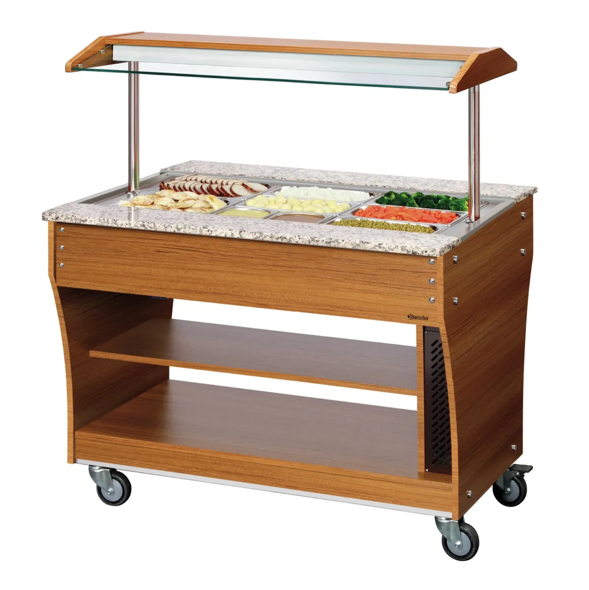 Picture of Bartscher Buffet trolley, hot, 3x 1/1GN