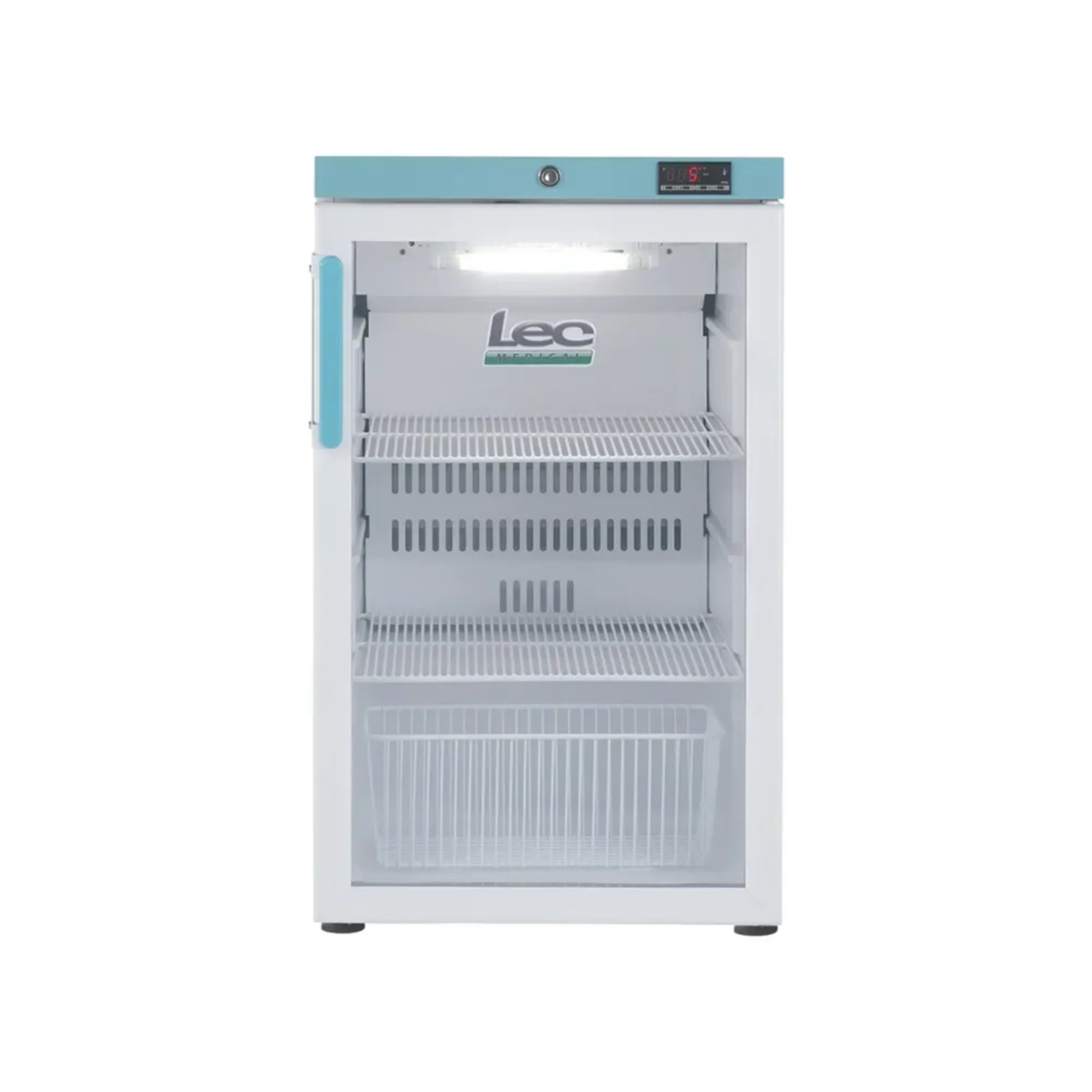 Picture of LEC Medical PEGR107UK Countertop Glass Door Pharmacy Refrigerator - 444410629