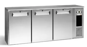 Picture of Gamko E3/222MUCS84 3 x Solid Door Under Counter Bottle Cooler 537 Litres