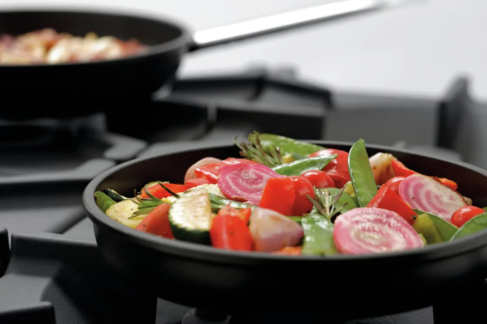 Picture of Bartscher Gas stove, 6BRs,el. oven,2/1GN NS