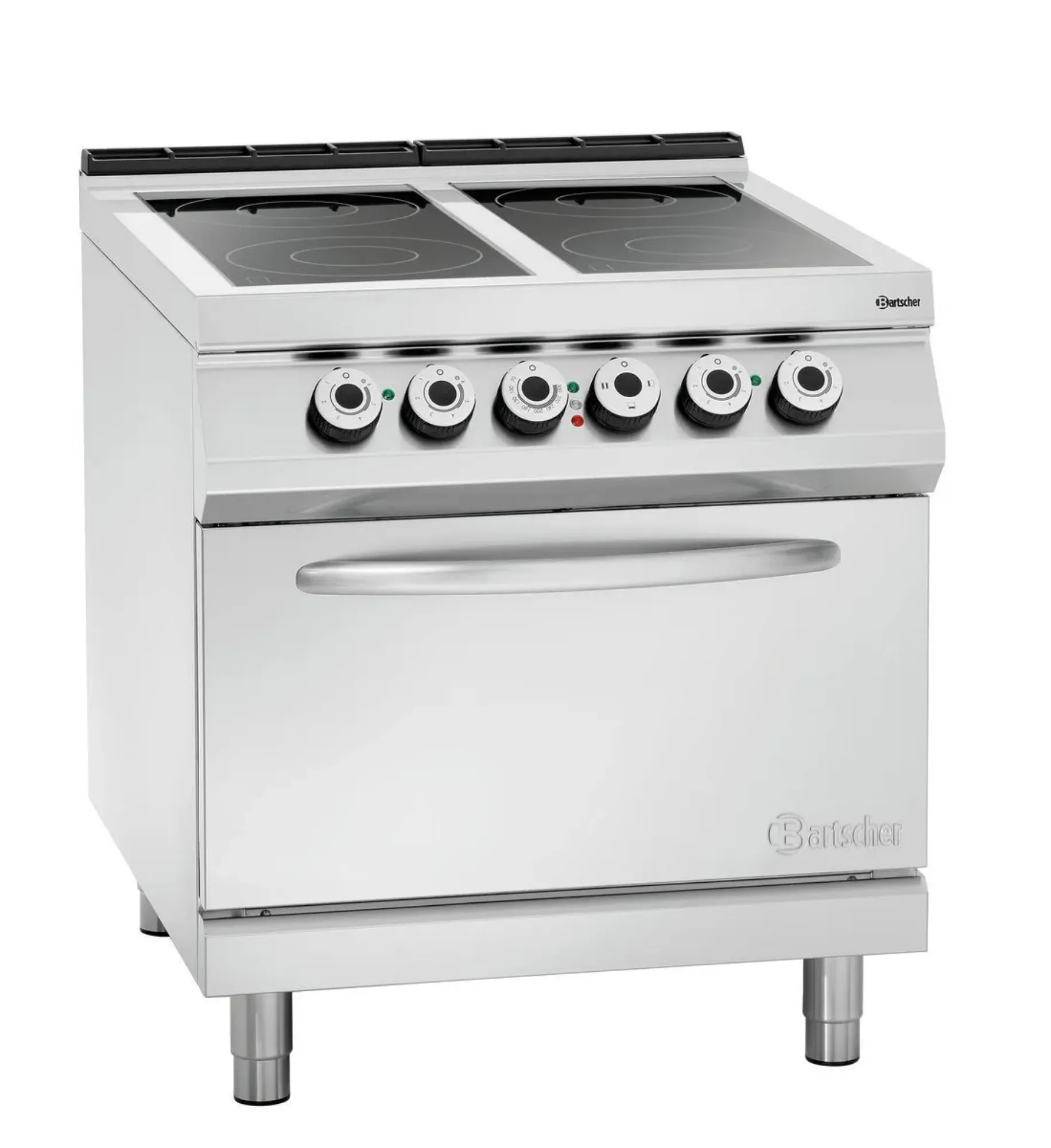 Picture of Bartscher Freestanding Ceramic Glass Top 2/1GN with Electric Oven - 296431