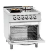 Picture of Bartscher Freestanding Ceramic Glass Top 2/1GN with Electric Oven - 296431