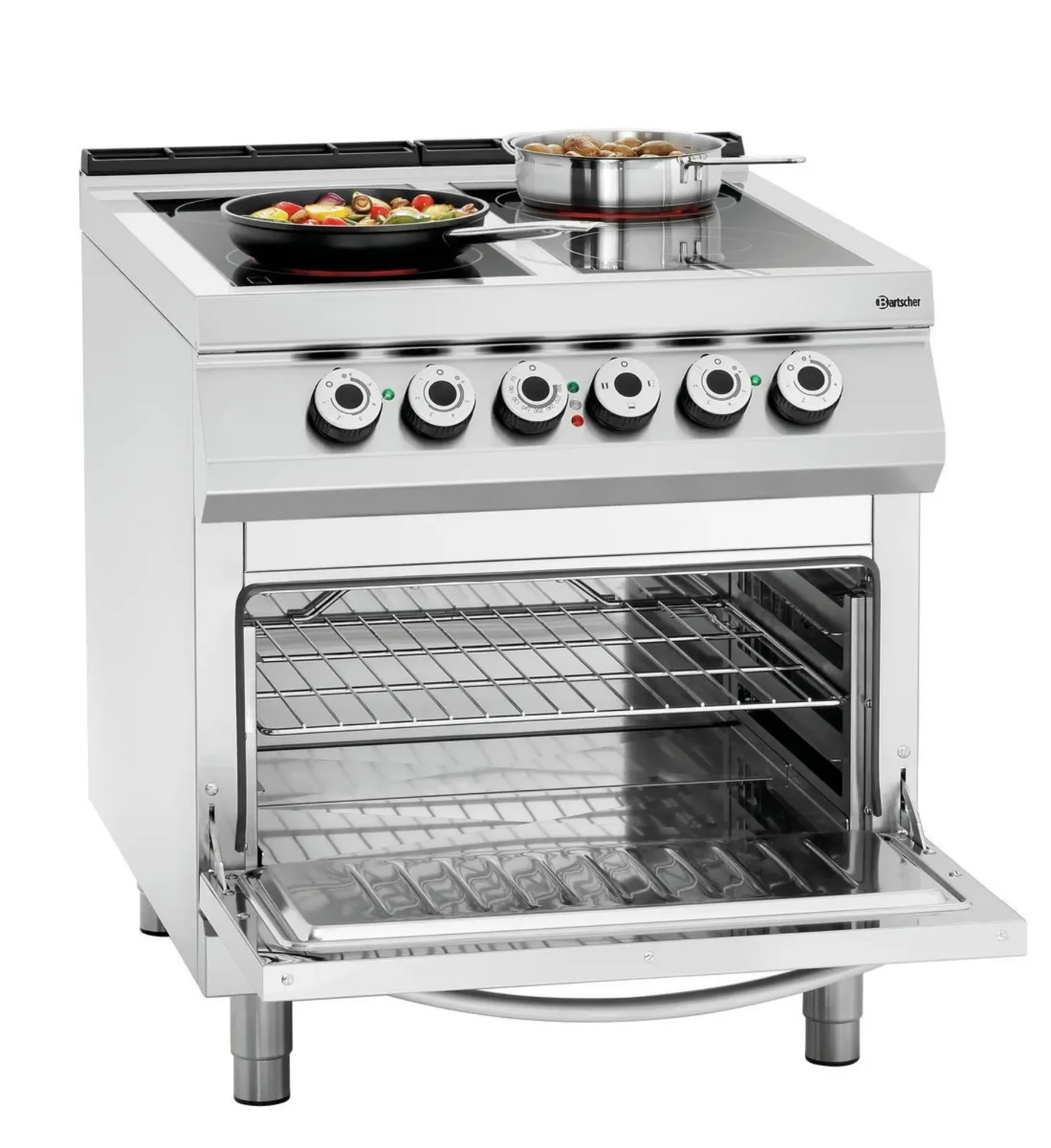 Picture of Bartscher Freestanding Ceramic Glass Top 2/1GN with Electric Oven