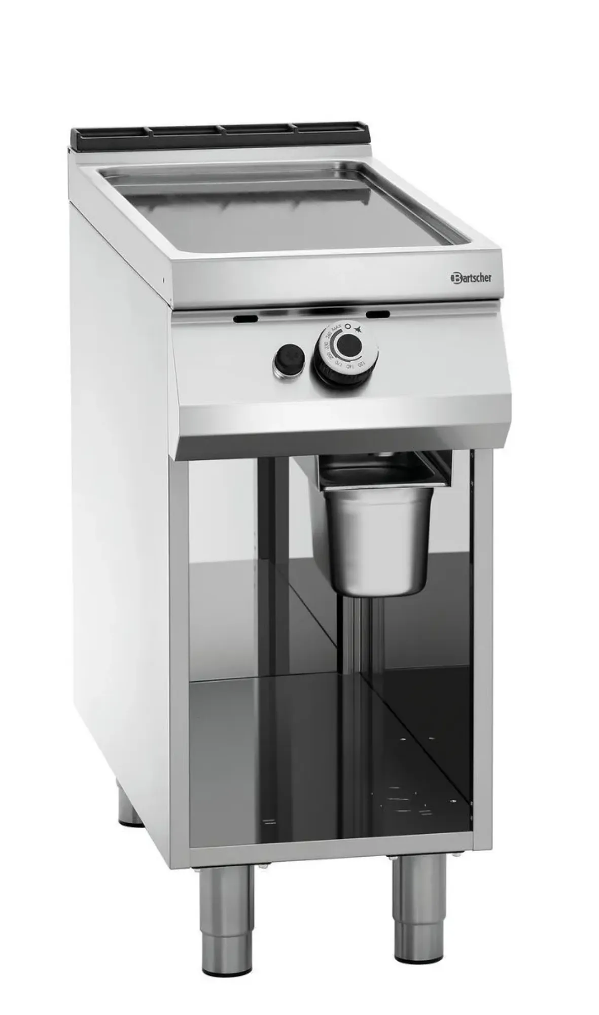 Picture of Bartscher Gas griddle plate, smooth, OBU Freestanding - 2955041