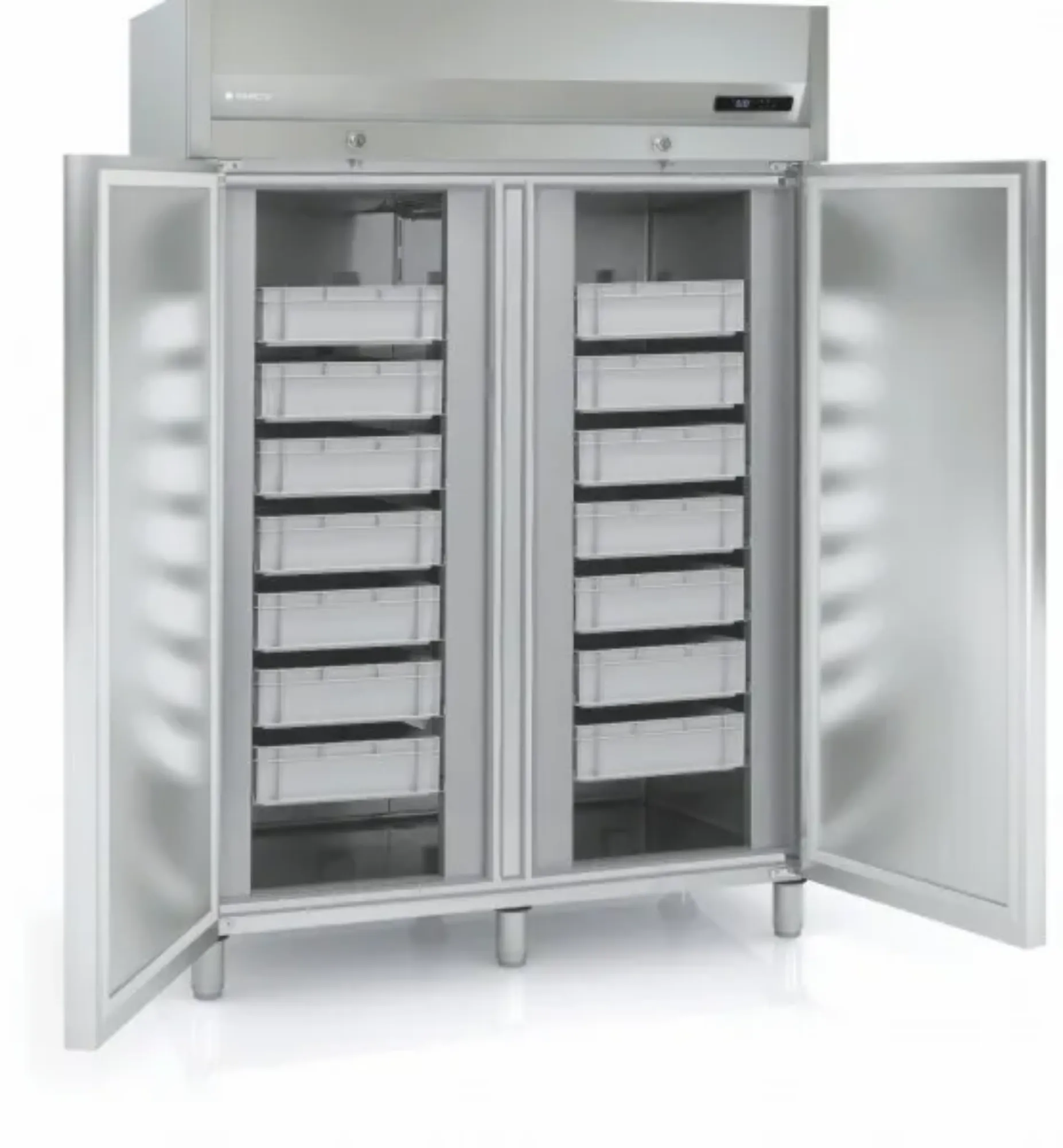 Picture of Coreco AP-1002 Double Door Refrigerated Fish Storage Cabinet 1330 Litres - AP-1002