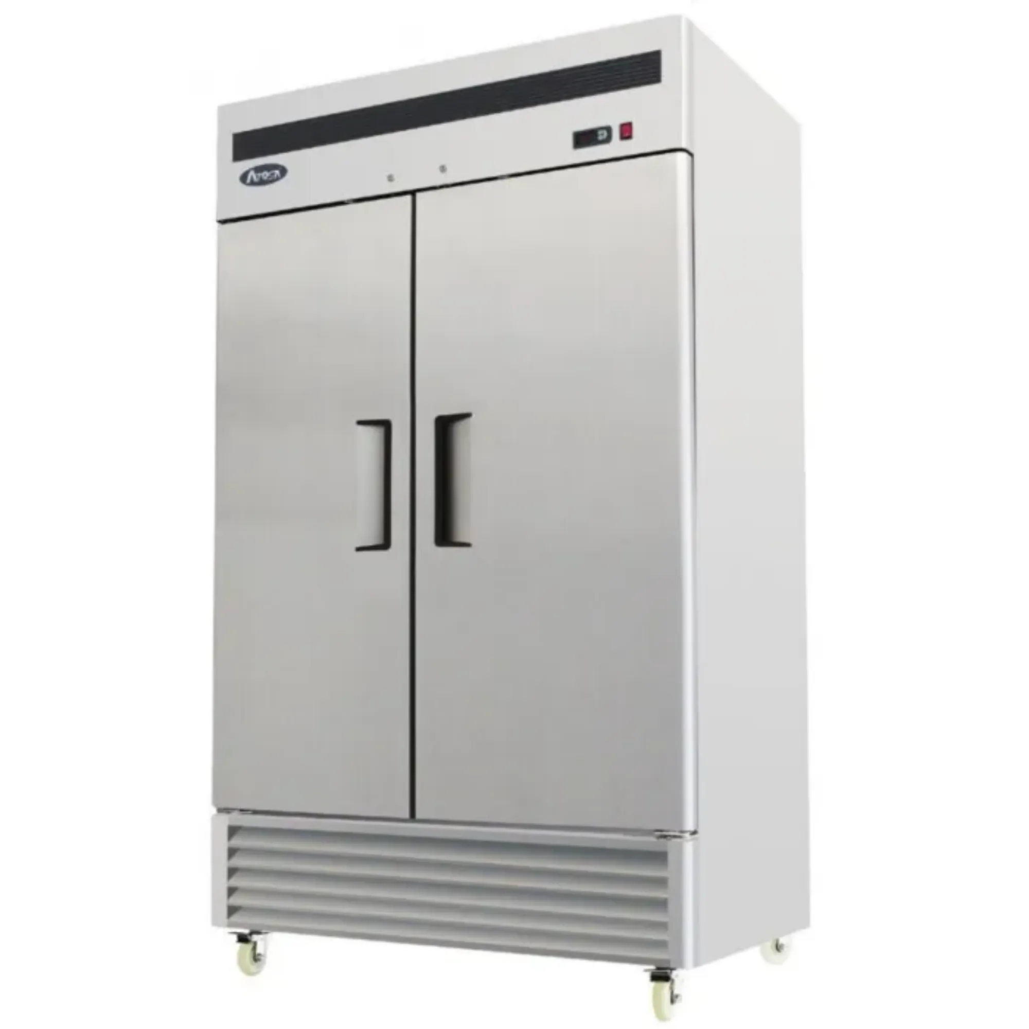 Picture of Atosa MBF8117HD Top Mounted Upright Double Door 2/1 Gastrorm Refrigerator 1300 Litres - MBF8117HD