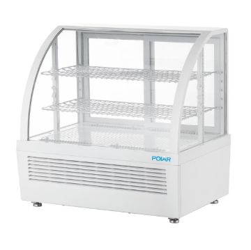 Picture of Polar C-Series Countertop Display Fridge White 100Ltr