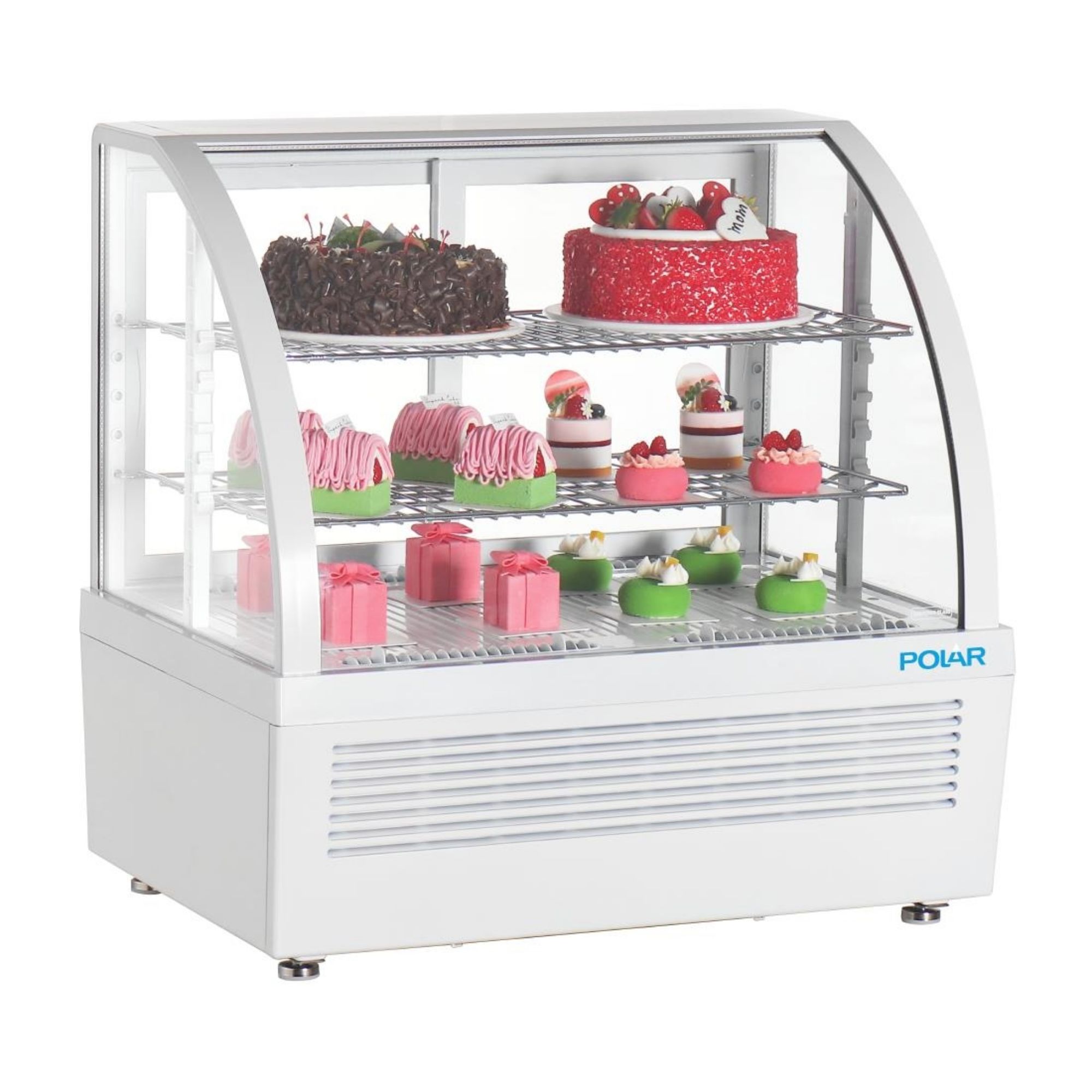 Picture of Polar C-Series Countertop Display Fridge White 100Ltr