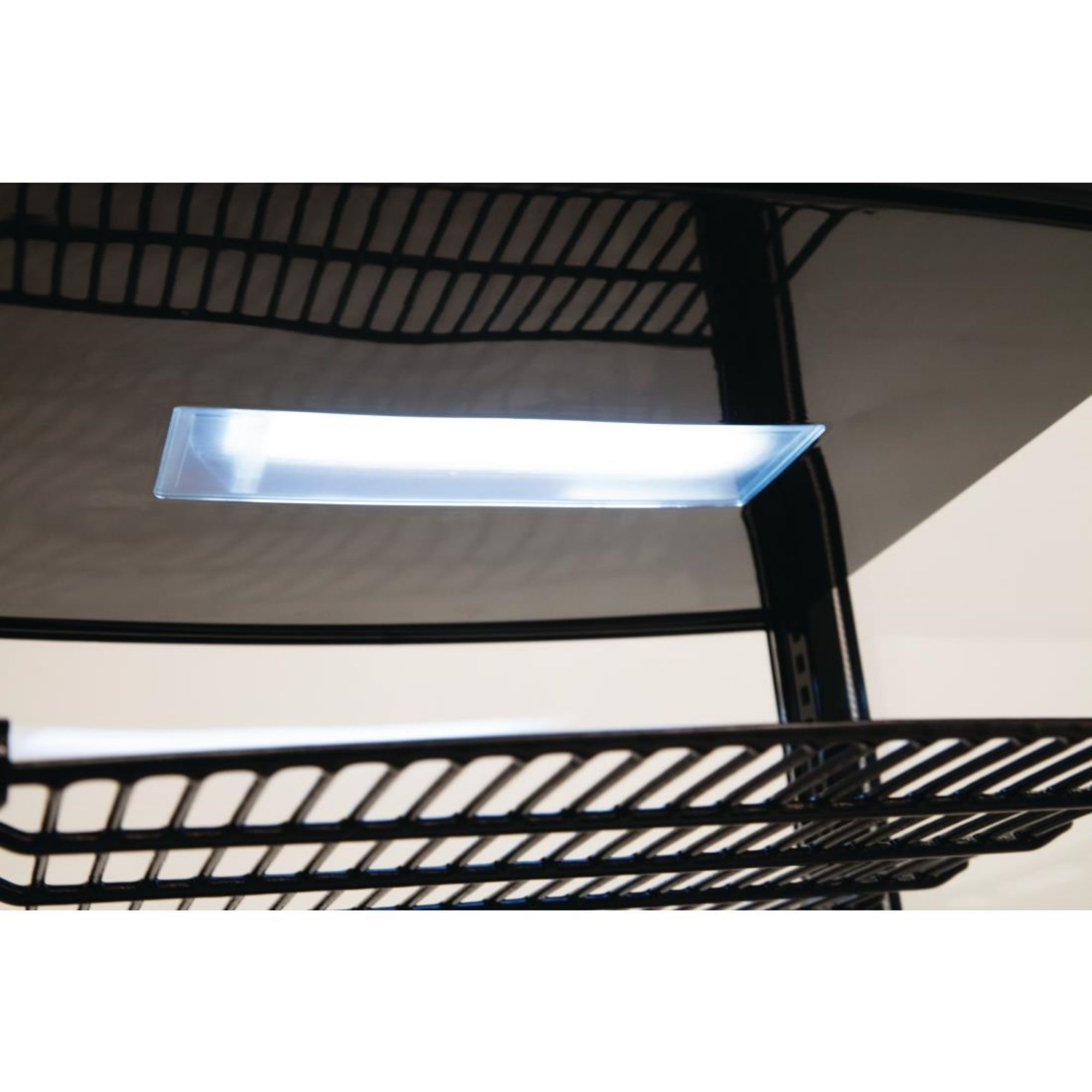 Picture of Polar C-Series Energy Efficient Curved Door Display Fridge Black 86Ltr