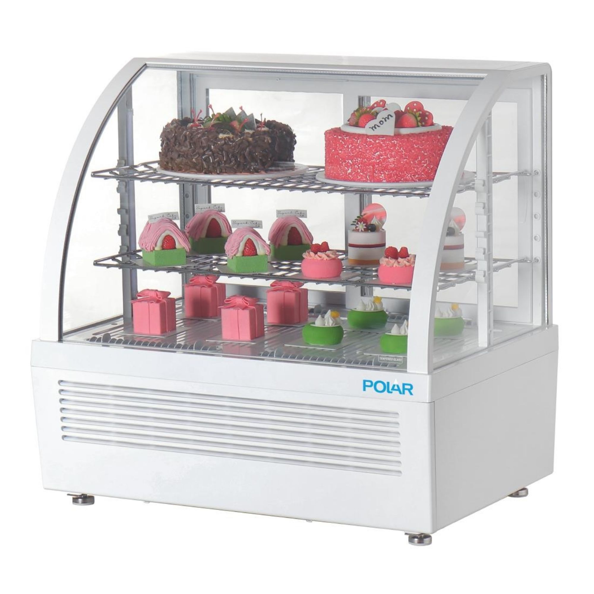 Picture of Polar C-Series Countertop Display Fridge White 100Ltr