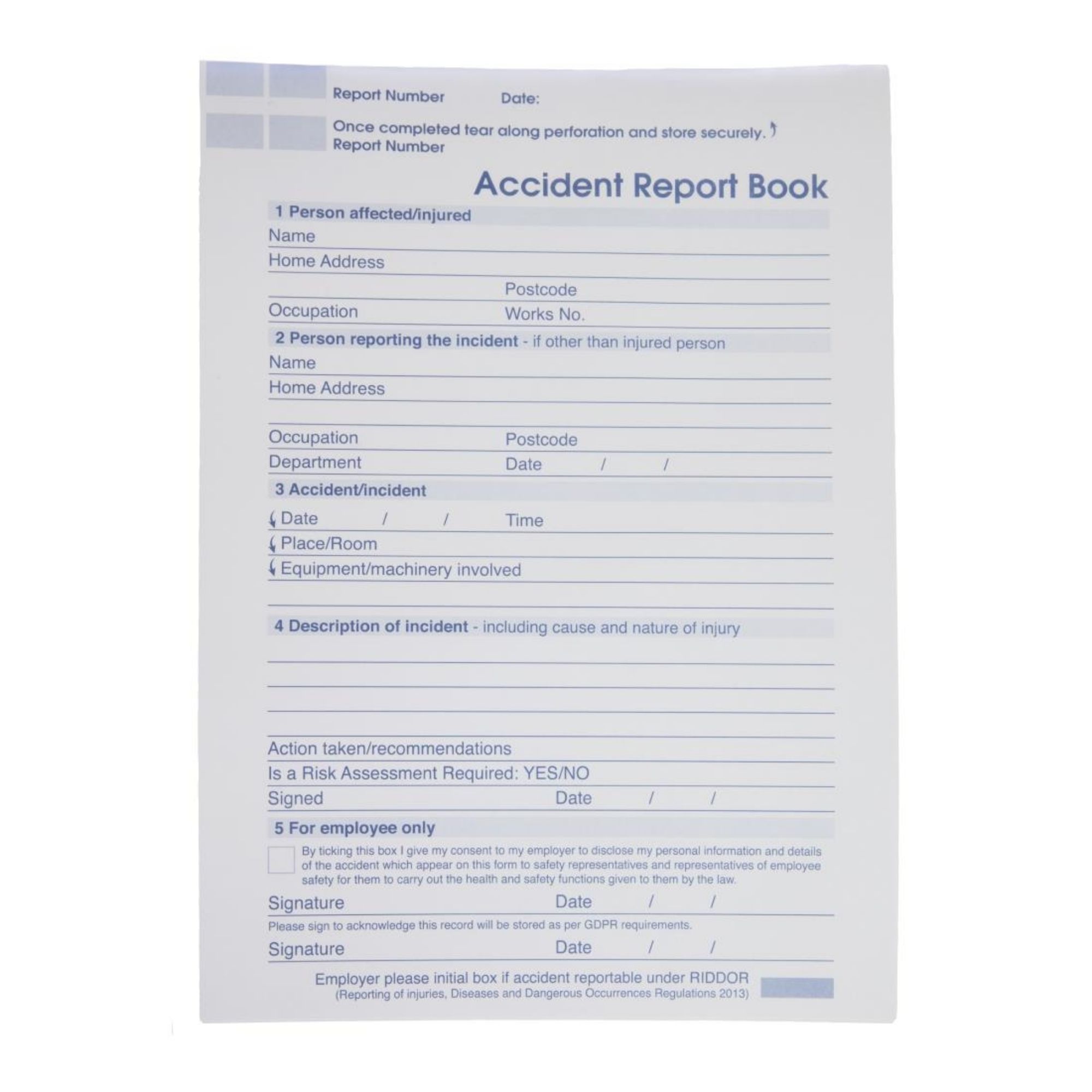 Picture of HMSO Accident Report Book A4