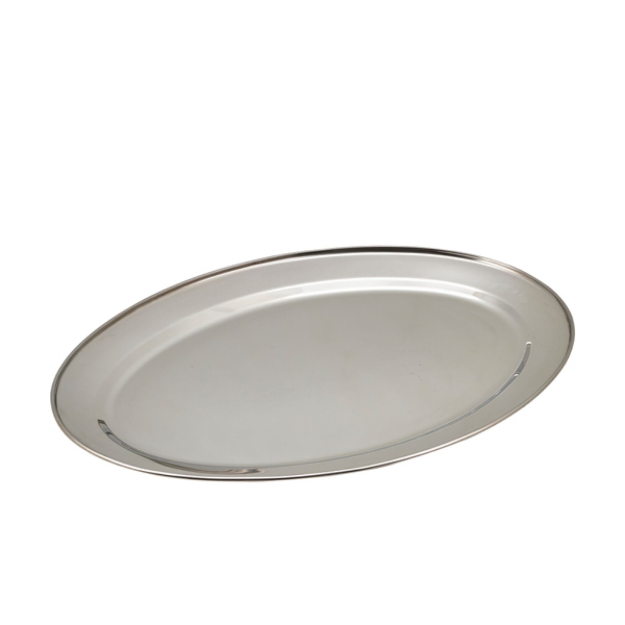 Picture of GenWare Stainless Steel Oval Flat 54.5cm/ 22" - 1864
