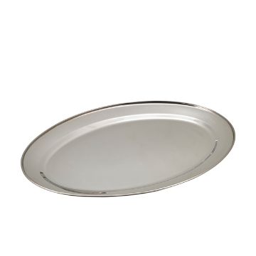 Picture of GenWare Stainless Steel Oval Flat 54.5cm/ 22"