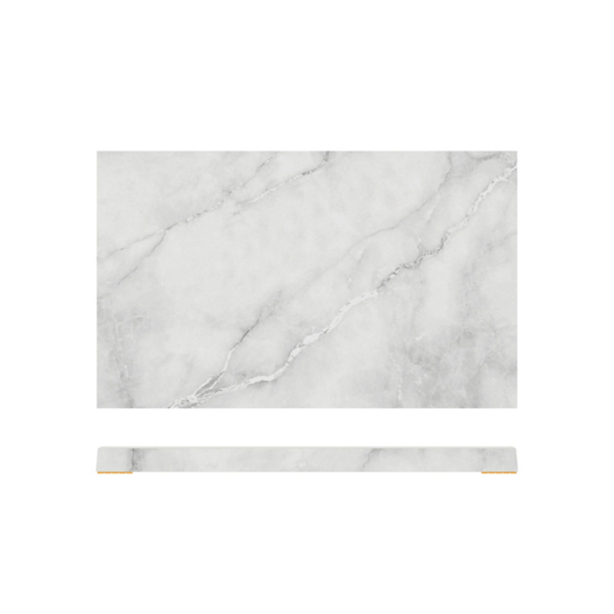 Picture of White Marble Agra Melamine GN 1/3 Slab 32.5 x 17.6cm - AG130824