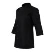Picture of Whites Ladies Fitted Chef Jacket Black Size XS - BA110-XS