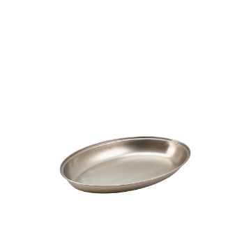 Picture of GenWare Stainless Steel Oval Vegetable Dish 20cm/ 8"