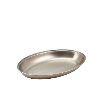 Picture of GenWare Stainless Steel Oval Vegetable Dish 30cm/ 12"