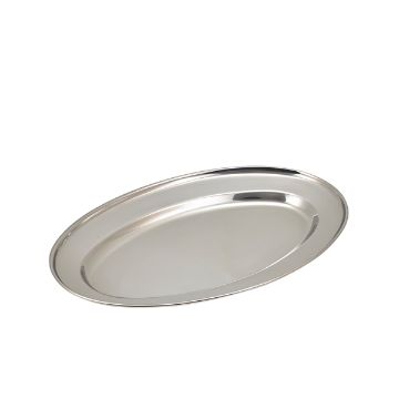 Picture of GenWare Stainless Steel Oval Flat 40.5cm/ 16"