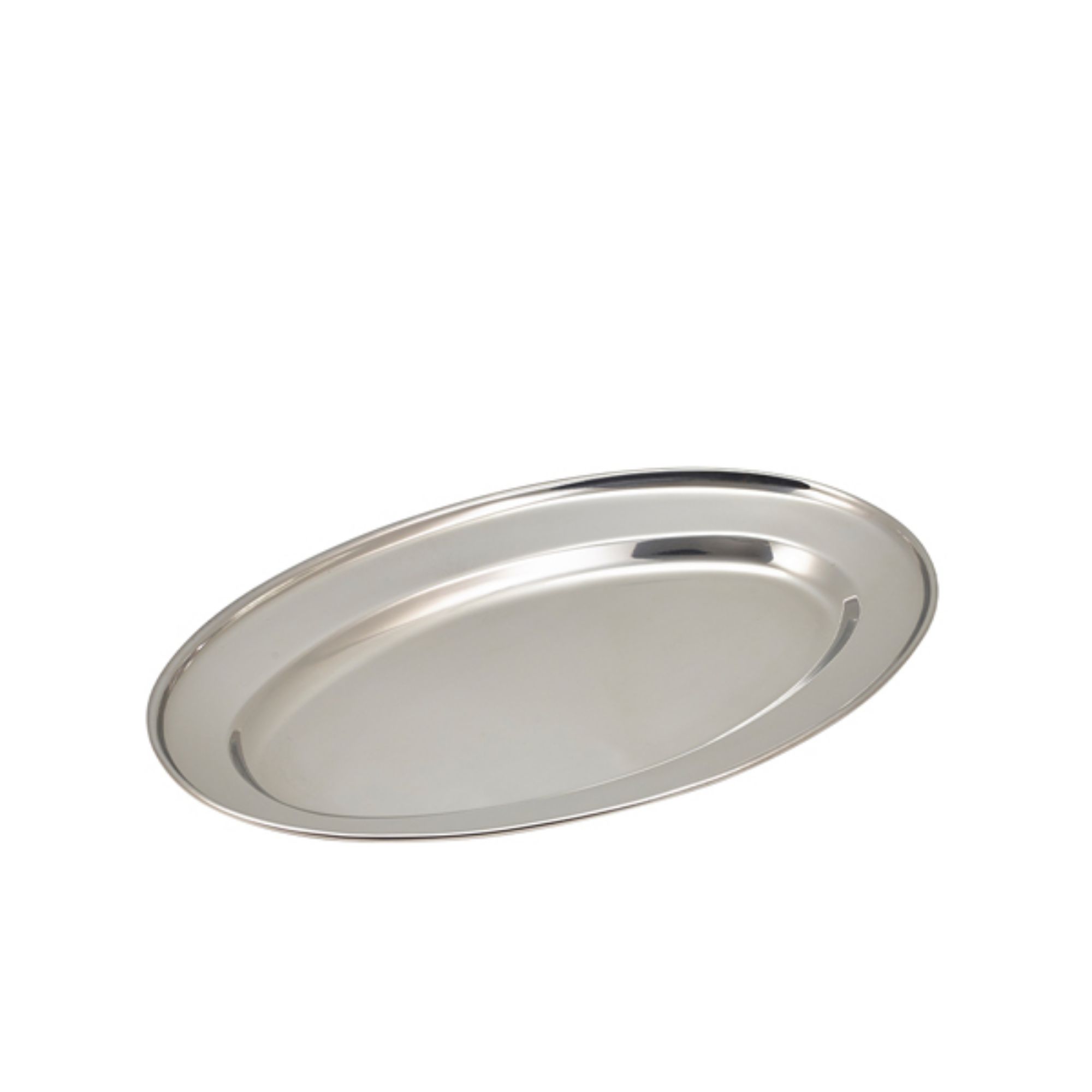 Picture of GenWare Stainless Steel Oval Flat 35cm/ 14" - 1464