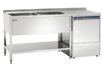 Picture of Bartscher Sink centre, 700, W1800, 2 basins L