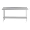 Picture of Vogue Stainless Steel Prep Table with Upstand 1800mm - T383
