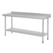 Picture of Vogue Stainless Steel Prep Table with Upstand 1800mm - T383