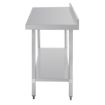 Picture of Vogue Stainless Steel Prep Table with Upstand 1800mm - T383