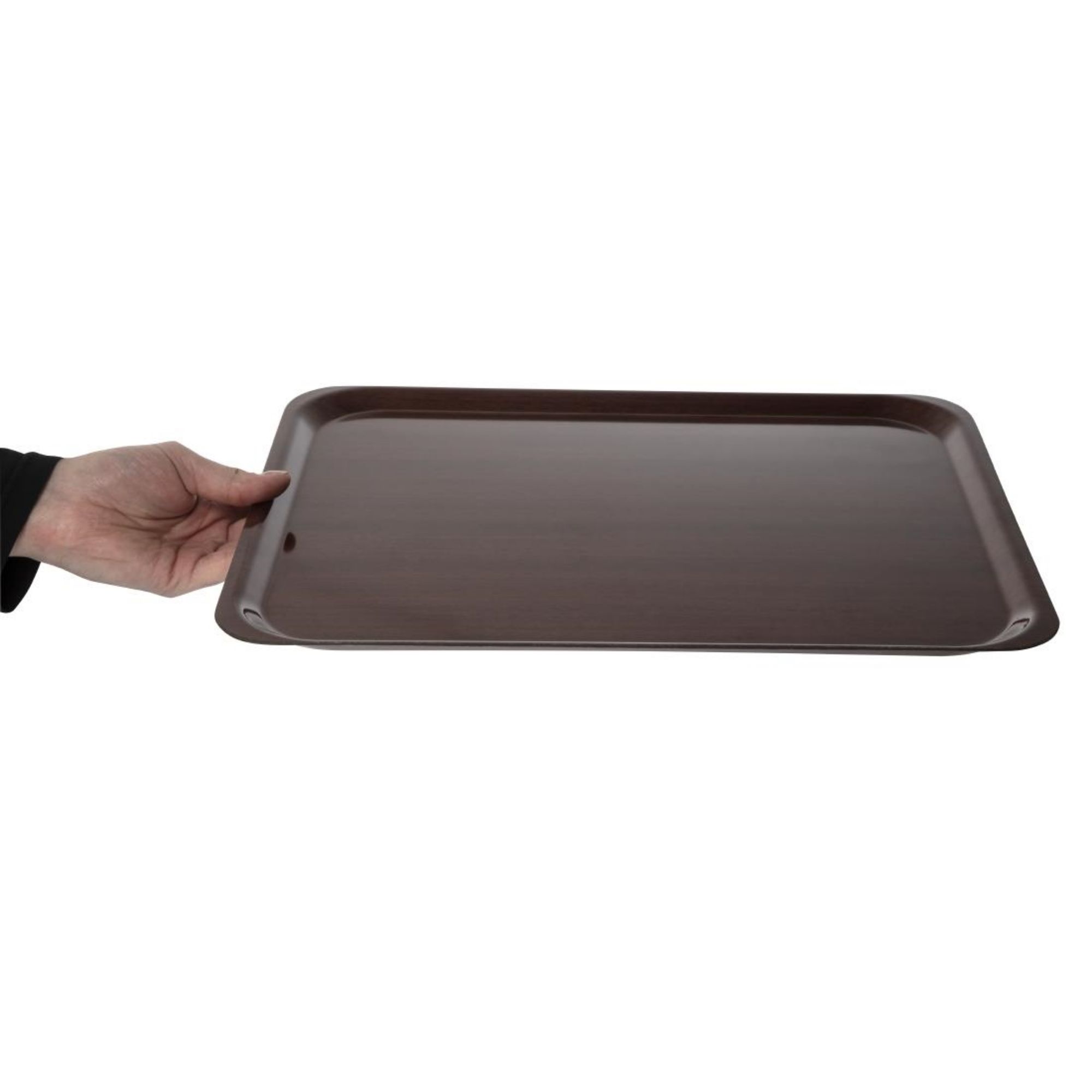 Picture of Cambro Capri Laminate Canteen Tray Mahogany 460mm