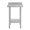 Picture of Vogue Stainless Steel Prep Table with Upstand 600mm - T379