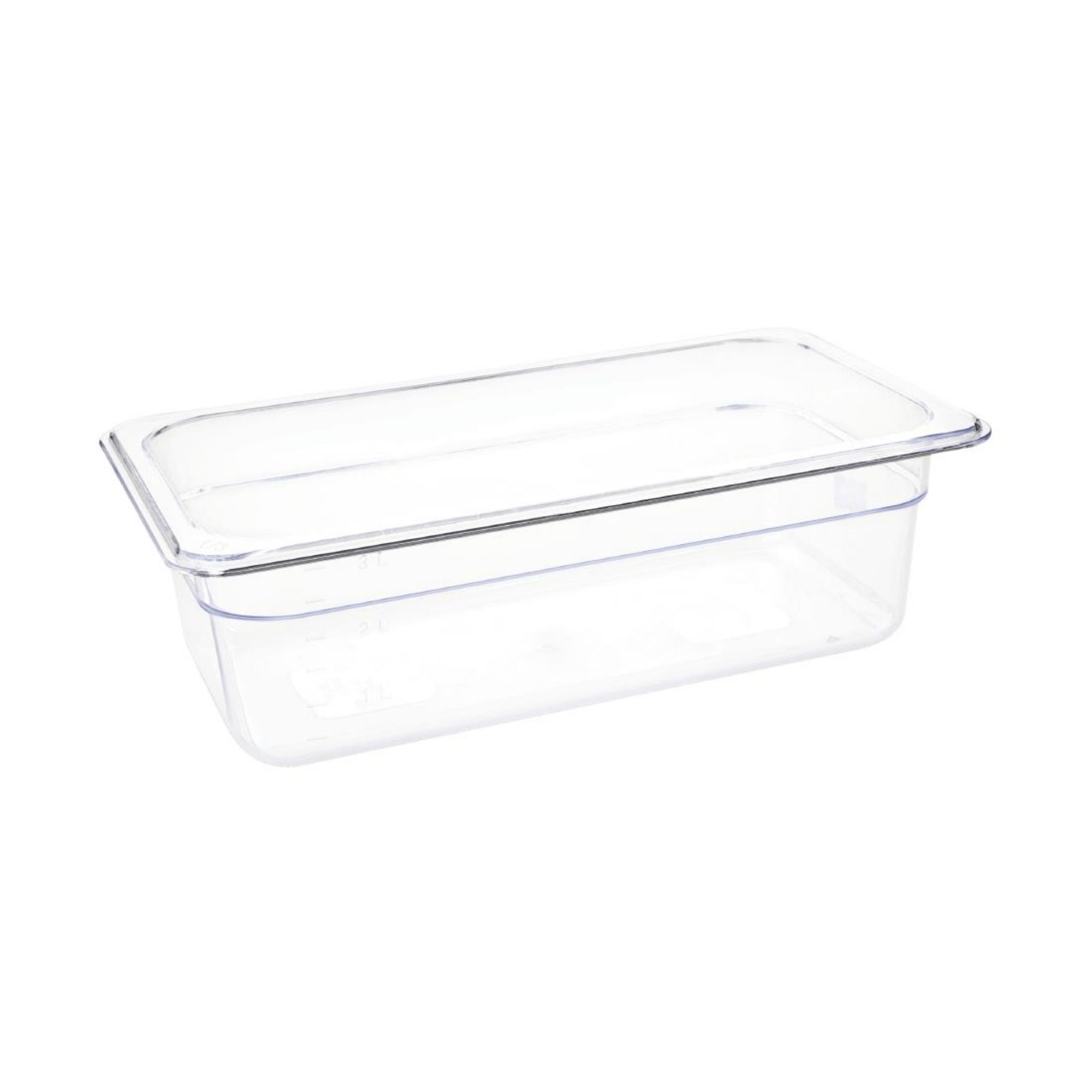 Picture of Vogue Polycarbonate 1/3 Gastronorm Container 100mm Clear - U233